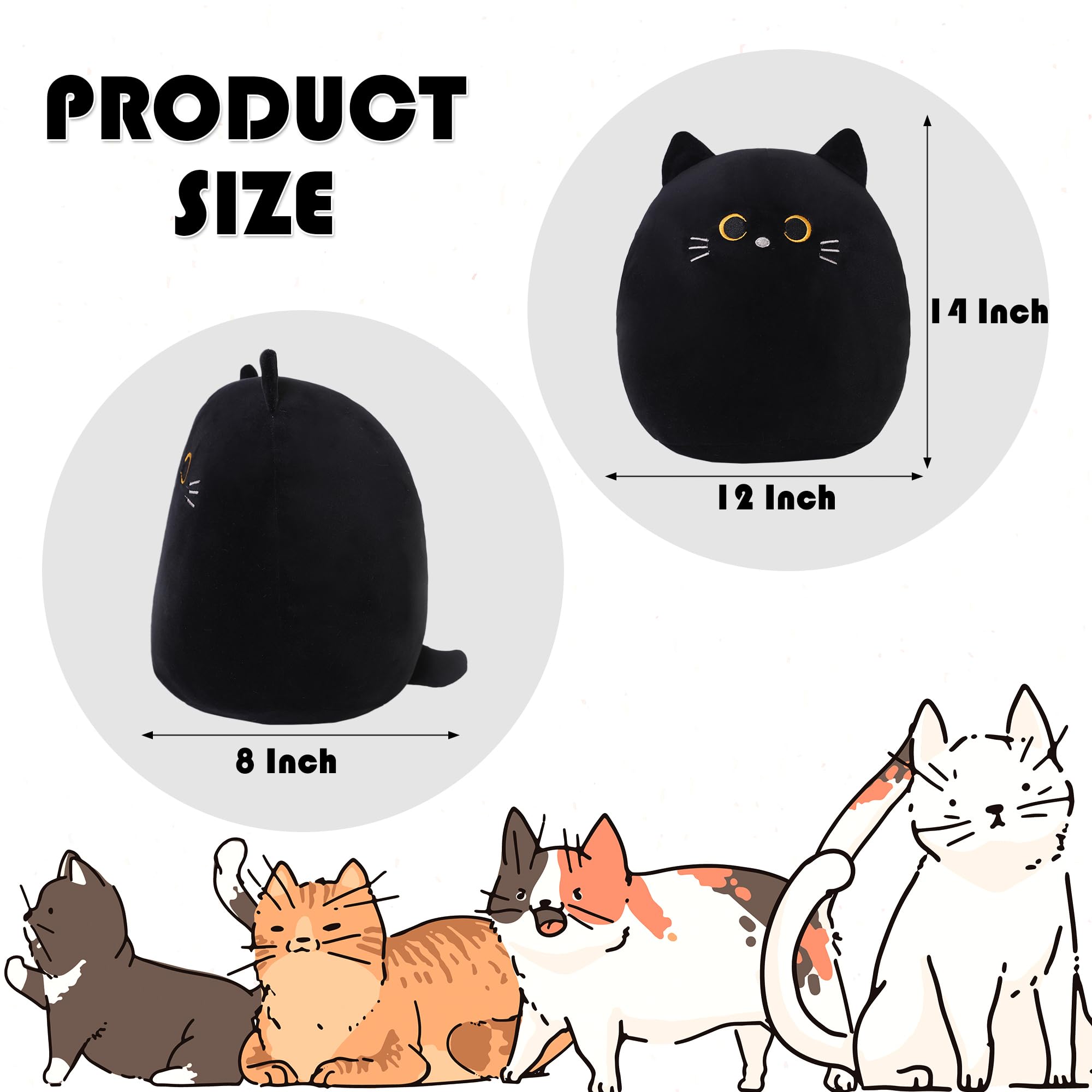 Foto 4 pulgar | Almohada De Felpa Sqeqe Con Forma De Animal De Peluche Kawaii Para Niños, 36 Cm - Venta Internacional.
