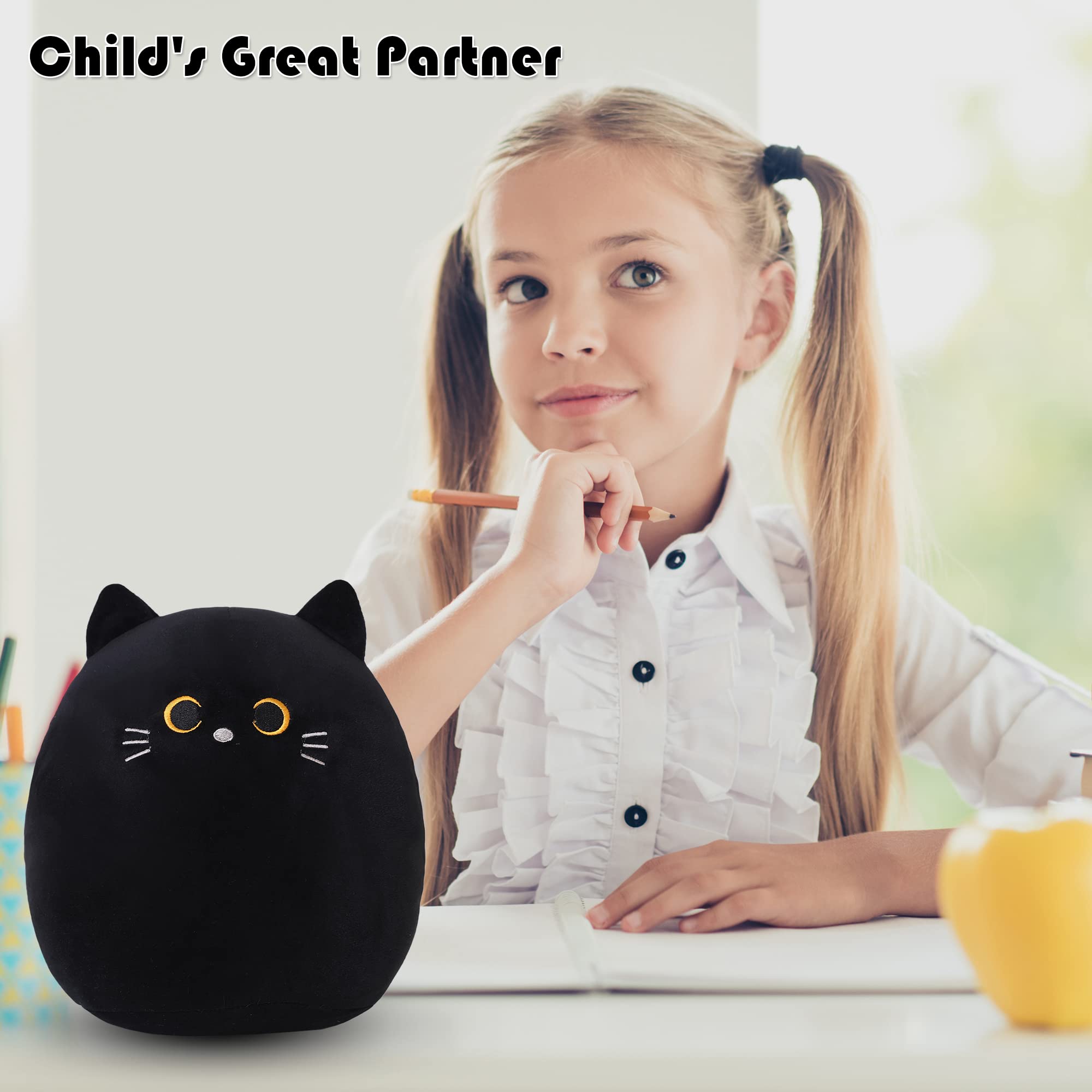 Foto 5 pulgar | Almohada De Felpa Sqeqe Con Forma De Animal De Peluche Kawaii Para Niños, 36 Cm - Venta Internacional.