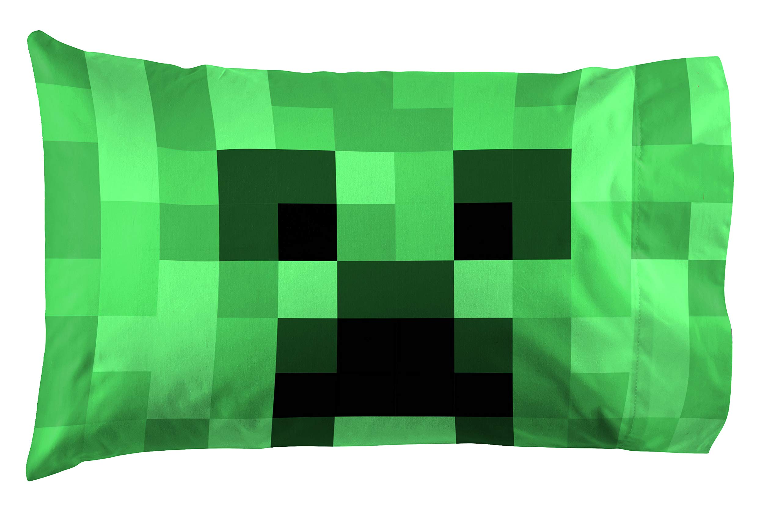 Foto 2 pulgar | Funda De Almohada Jay Franco Minecraft Lone Creeper 50 X 75 Cm, 1 Paquete - Venta Internacional.