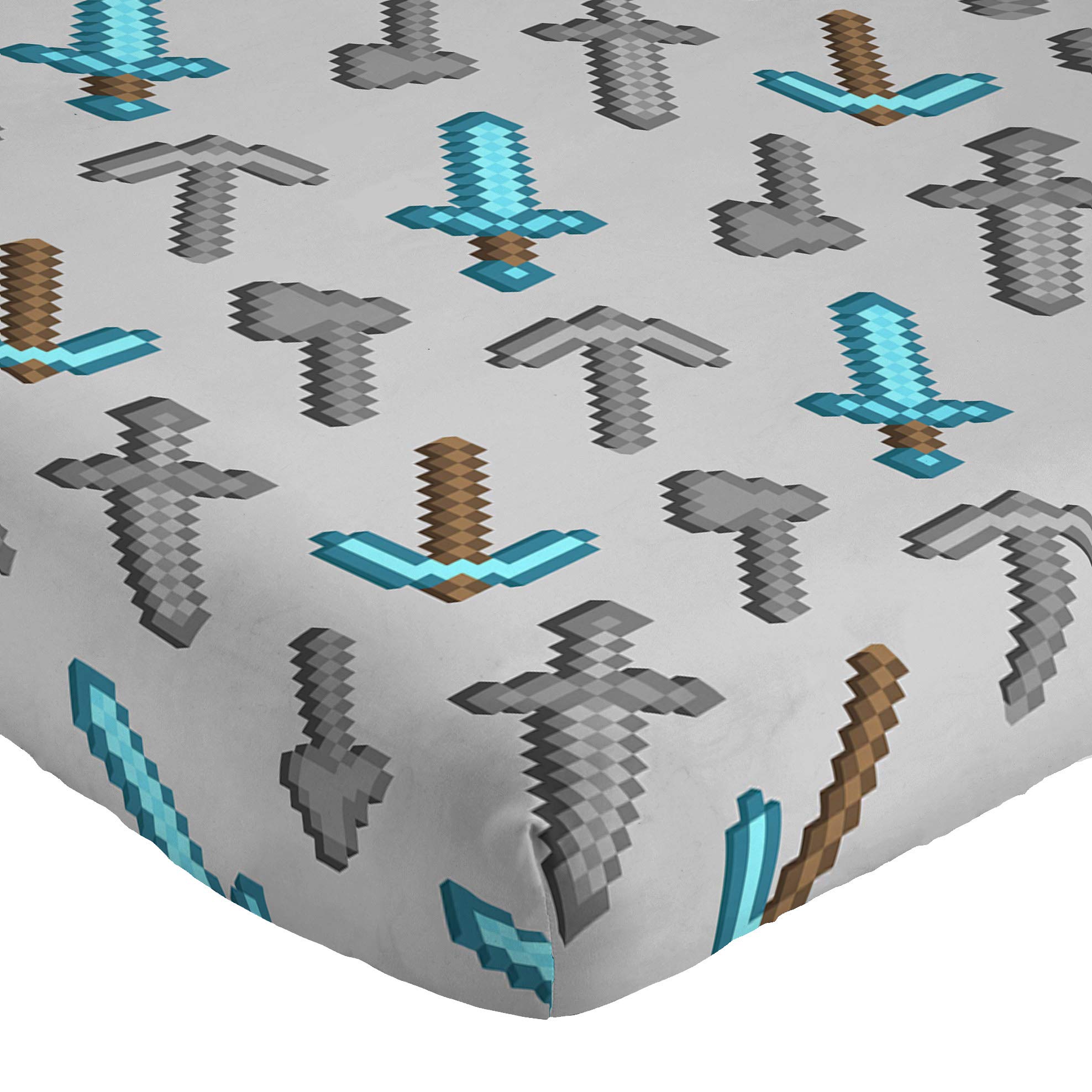 Foto 3 pulgar | Juego De Sábanas Con Personajes Isométricos De Minecraft De Jay Franco, Gemelos - Venta Internacional.