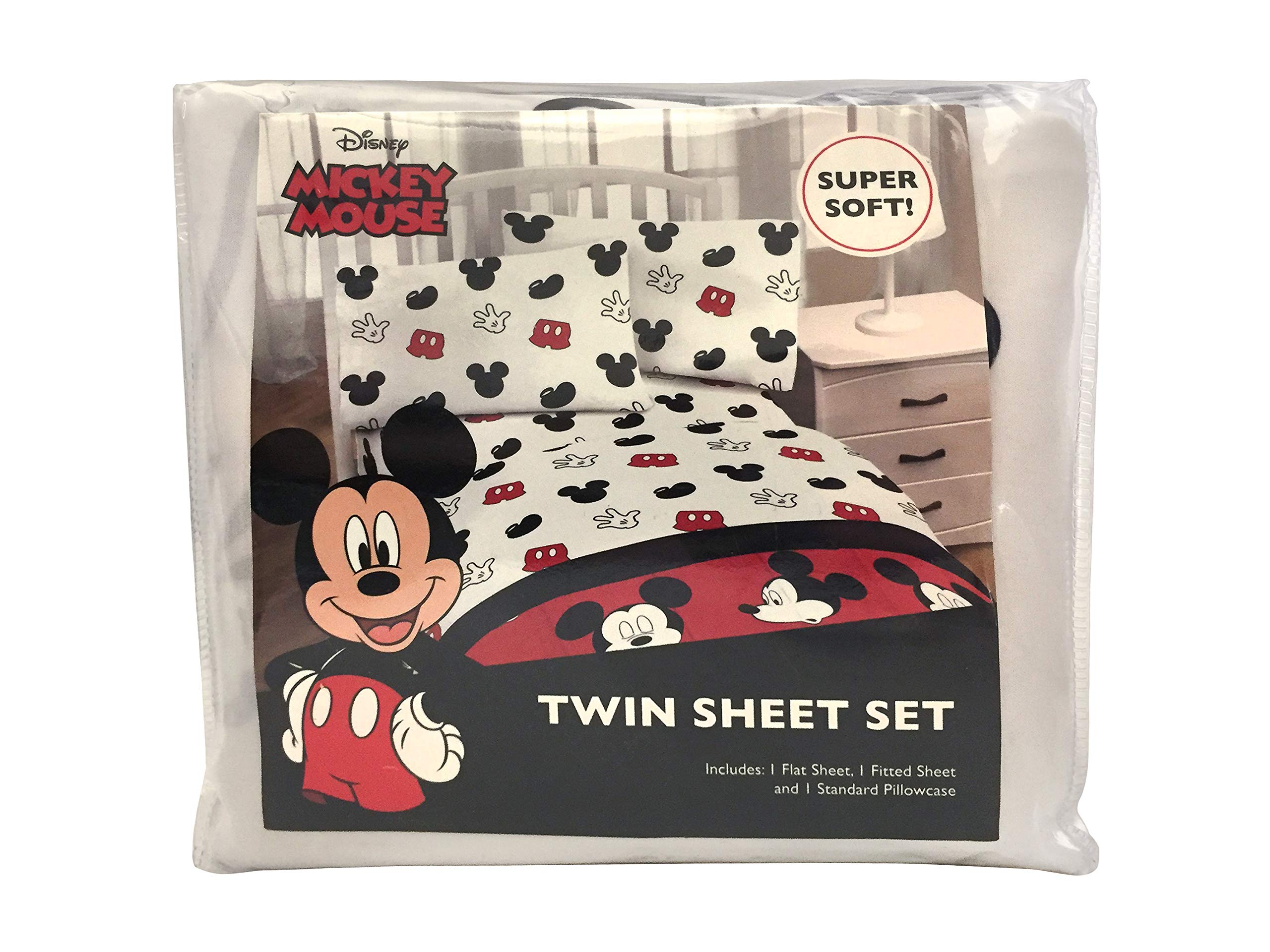 Foto 8 pulgar | Juego De Sábanas Jay Franco Disney Mickey Mouse Cute Faces Twin - Venta Internacional.