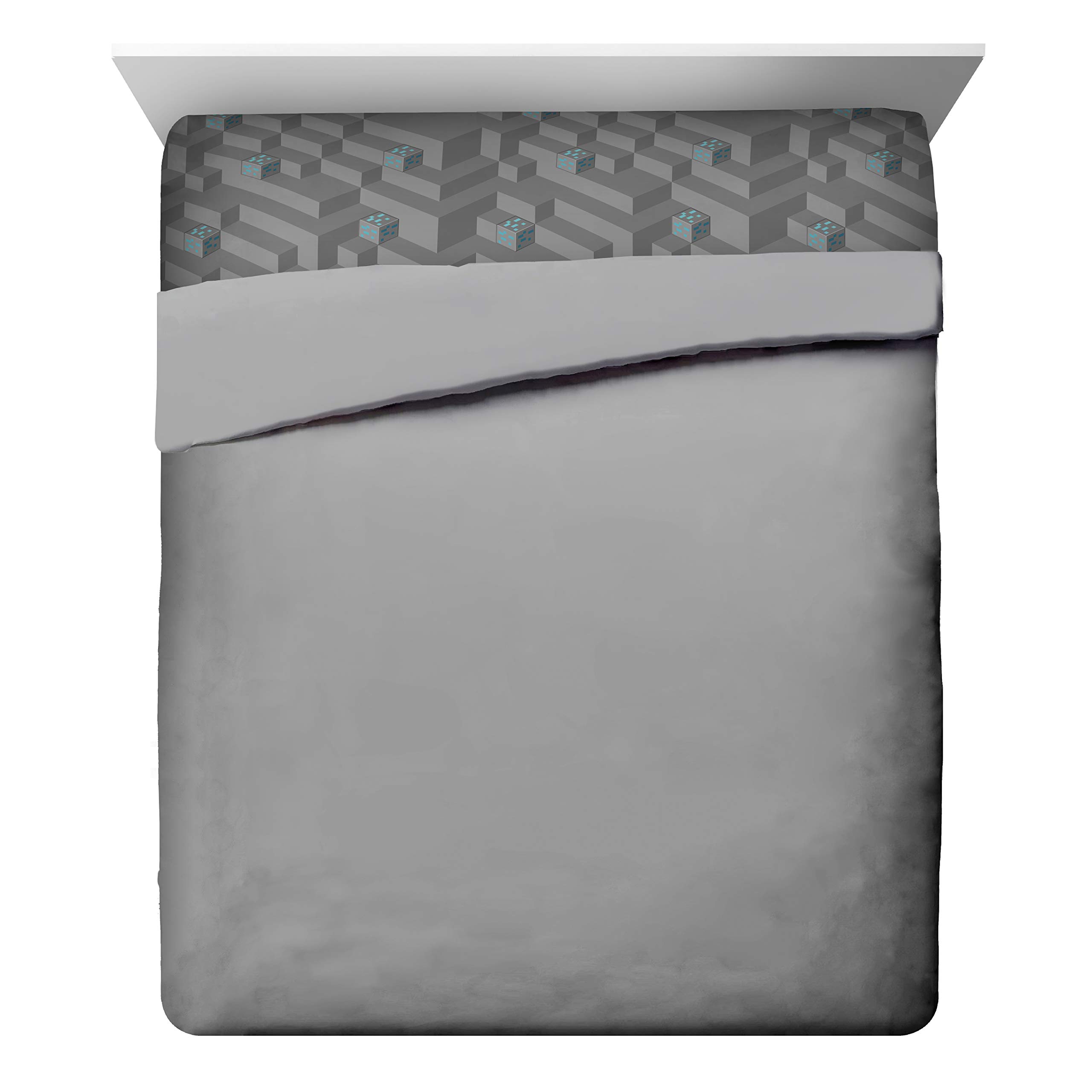 Foto 4 pulgar | Juego De Cama Jay Franco Minecraft Daytime Queen Con Edredón - Venta Internacional.