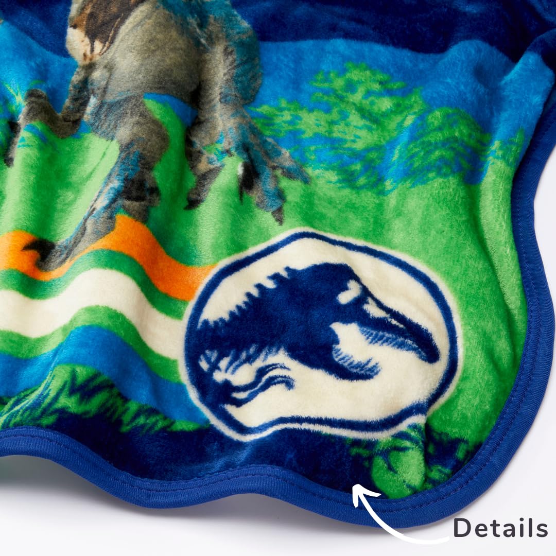 Foto 5 pulgar | Throw Franco Jurassic World Dominion Rexy T-rex 100 X 125 Cm - Venta Internacional.