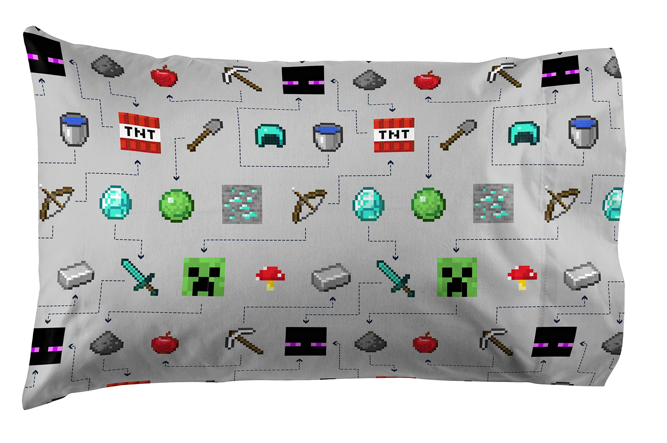 Foto 3 pulgar | Juego De Sábanas Jay Franco Minecraft Monster Hunters Queen - Venta Internacional.