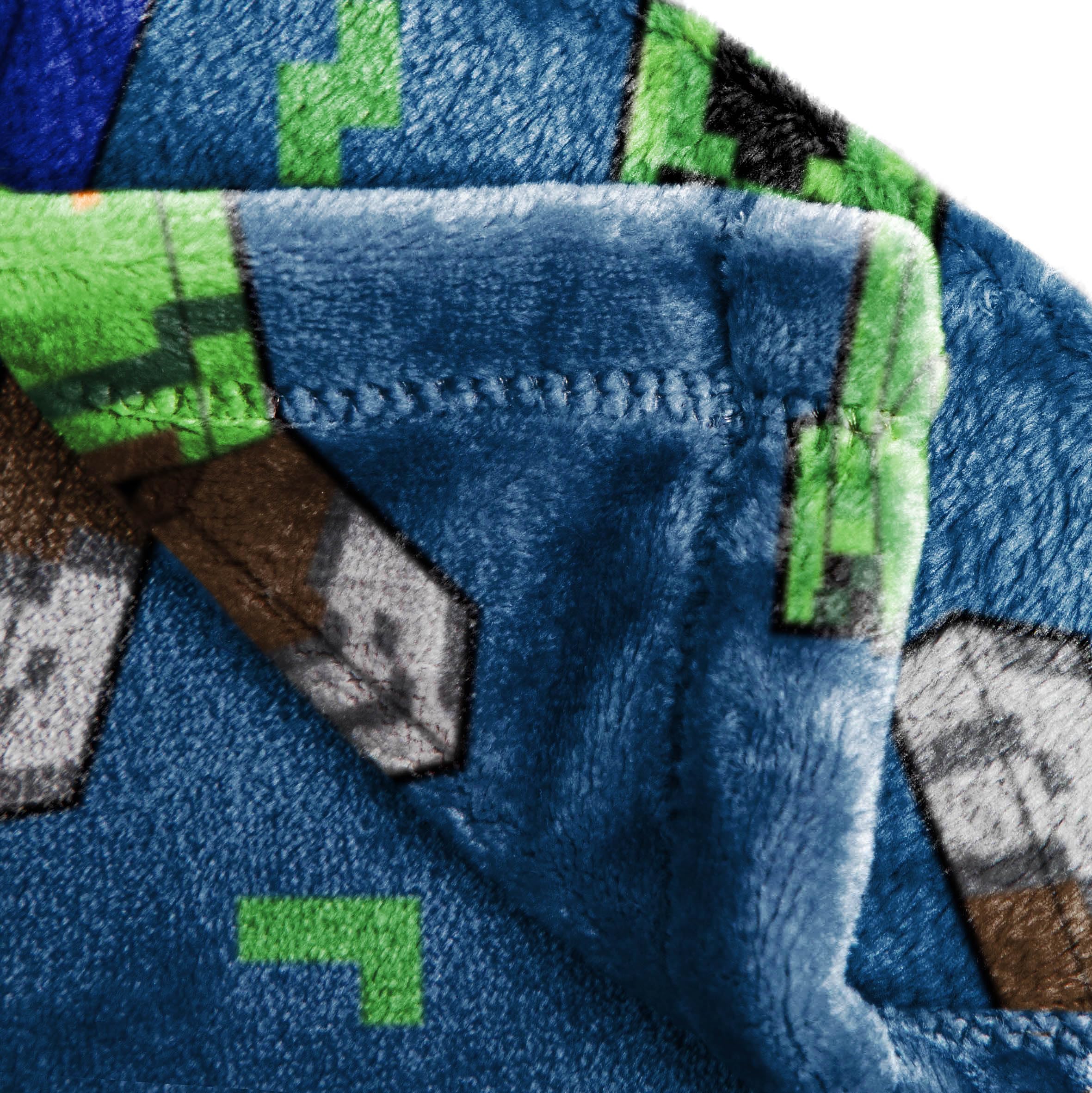 Foto 5 pulgar | Manta De Felpa Jay Franco Minecraft 116 X 152 Cm Para Niños - Venta Internacional.