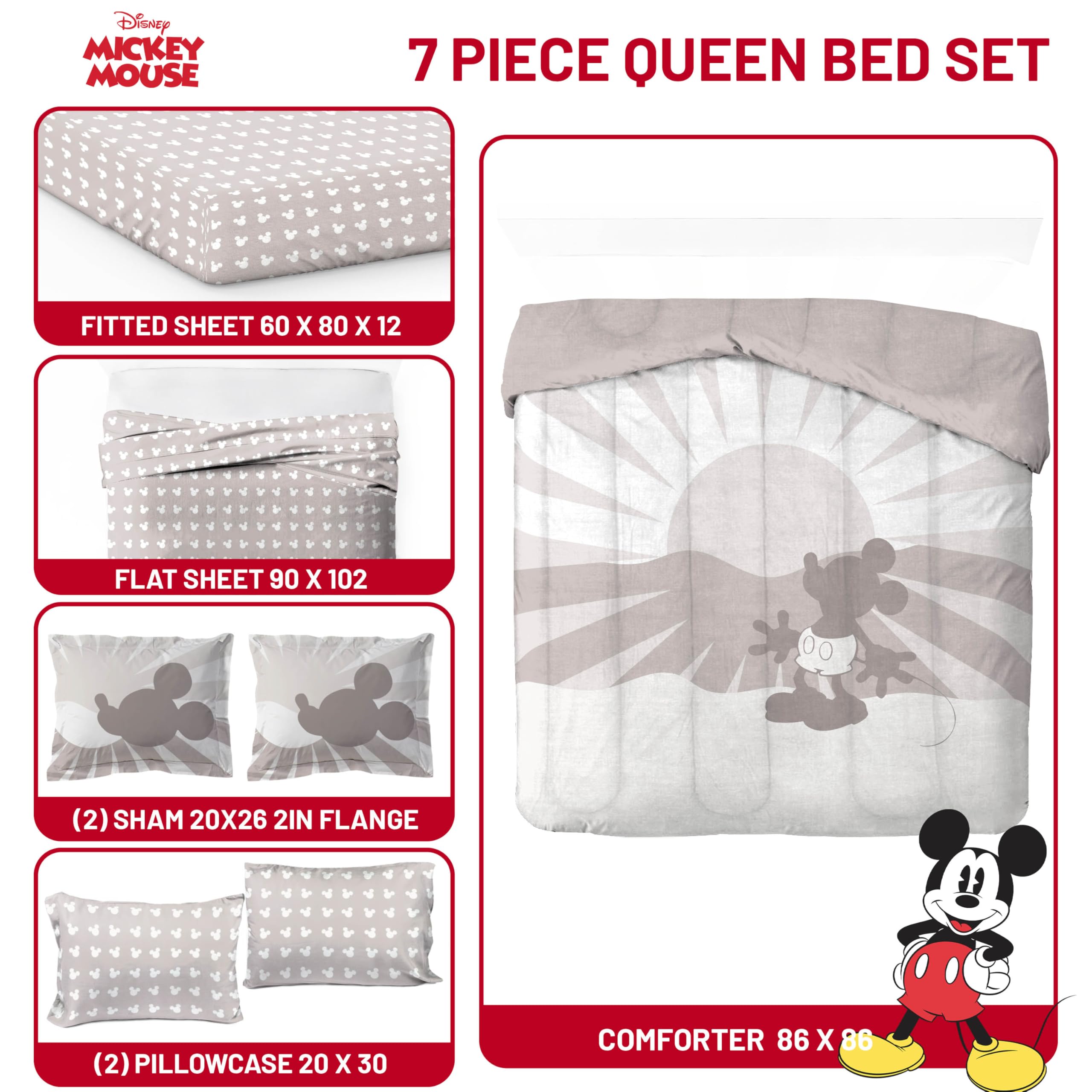 Foto 4 pulgar | Set De Edredón Jay Franco Disney Mickey Mouse Tamaño Queen - Venta Internacional.