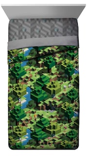 Foto 2 | Juego De Cama Jay Franco Minecraft Daytime Full Con Edredón Y Sábana - Venta Internacional.