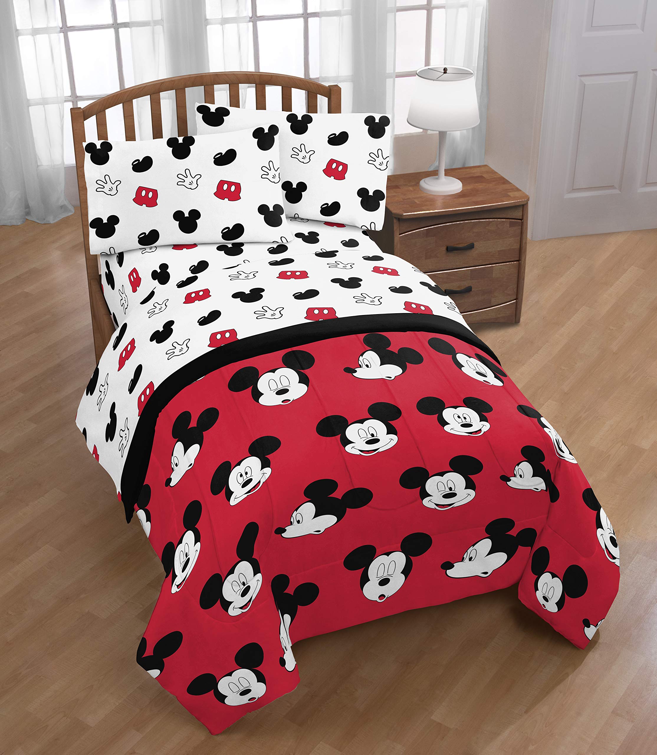Foto 7 pulgar | Juego De Sábanas Jay Franco Disney Mickey Mouse Cute Faces Full - Venta Internacional.