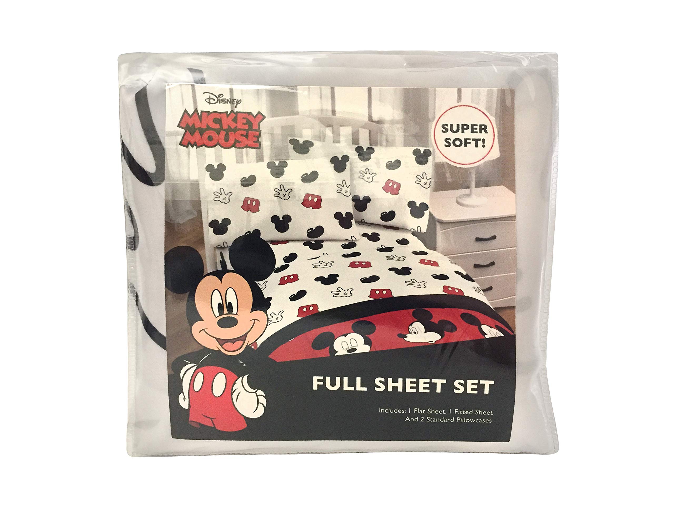 Foto 8 pulgar | Juego De Sábanas Jay Franco Disney Mickey Mouse Cute Faces Full - Venta Internacional.