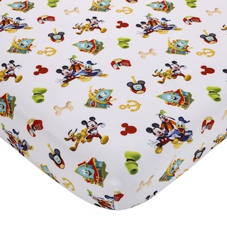 Foto 2 | Juego De Sábanas Para Niños Pequeños Nojo Disney Mickey Mouse Funhouse Crew - Venta Internacional.