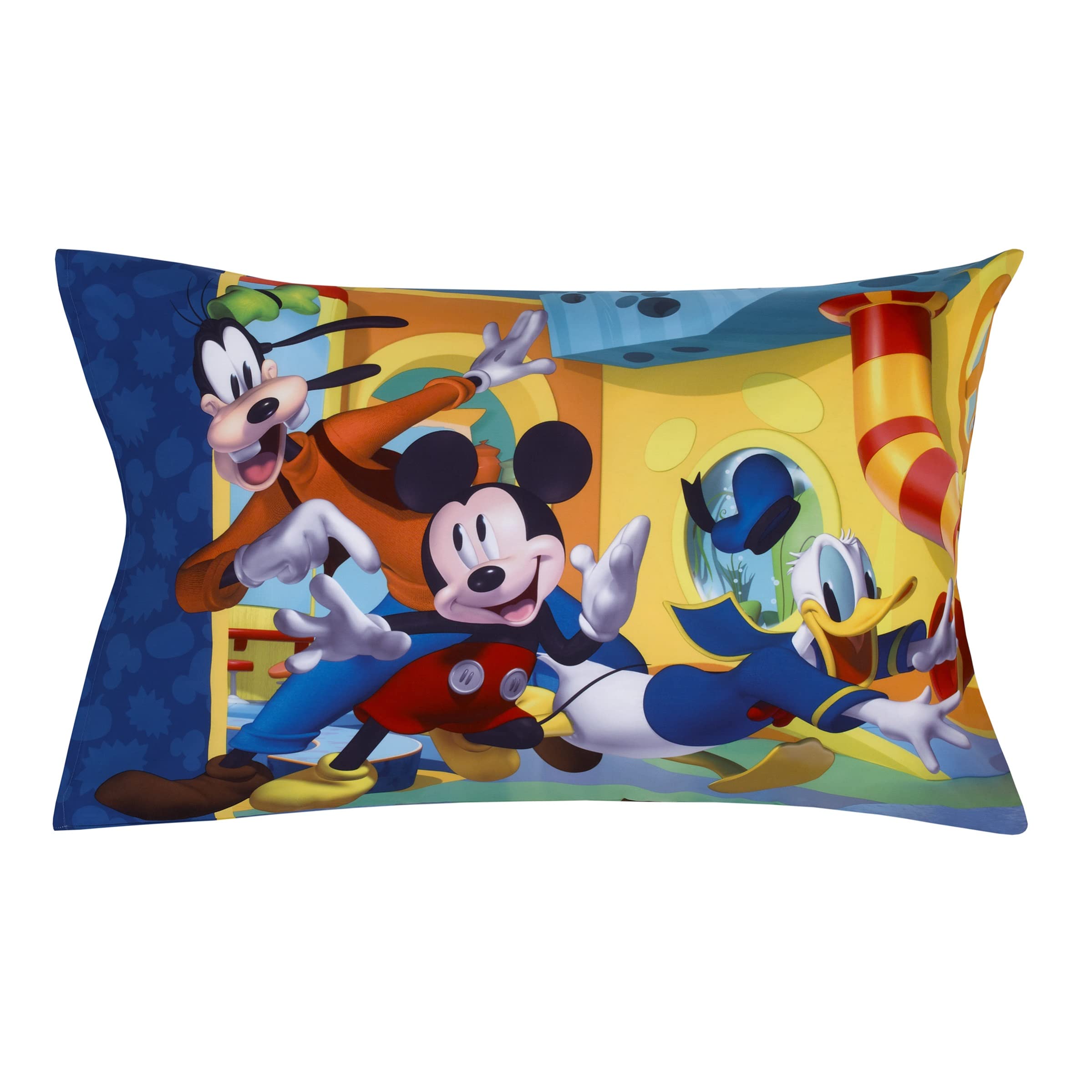 Foto 3 | Juego De Sábanas Para Niños Pequeños Nojo Disney Mickey Mouse Funhouse Crew - Venta Internacional.
