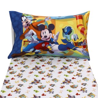 Foto 6 | Juego De Sábanas Para Niños Pequeños Nojo Disney Mickey Mouse Funhouse Crew - Venta Internacional.