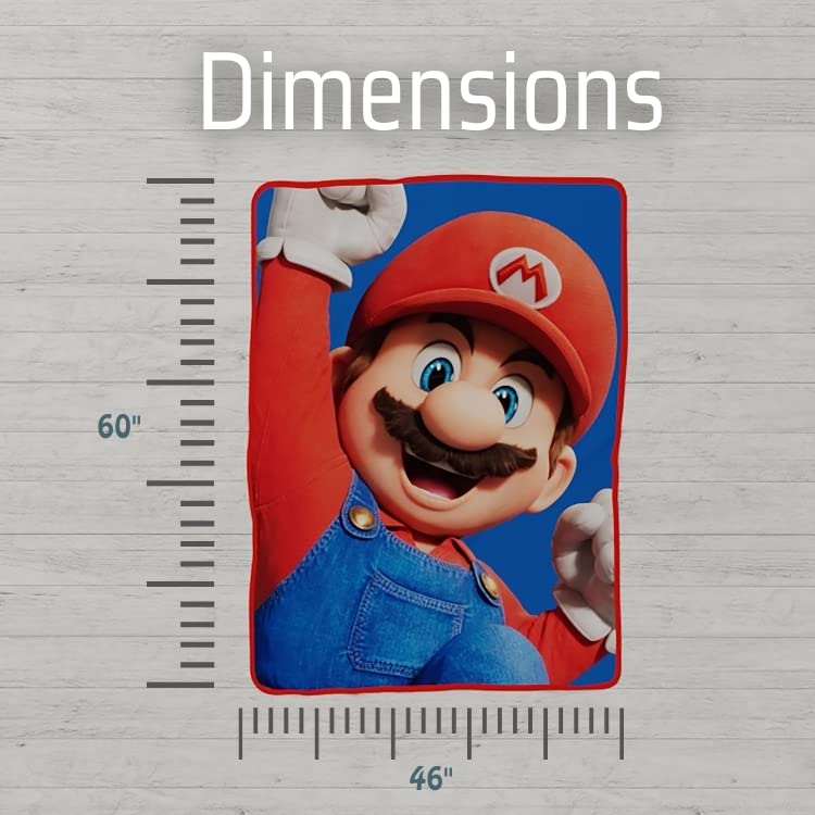Foto 6 pulgar | Manta Franco The Super Mario Bros. Movie Kids - Venta Internacional.