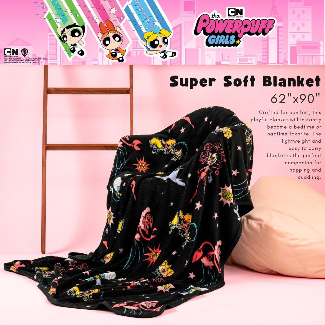 Foto 3 pulgar | Manta Franco Collectibles Las Chicas Superpoderosas 160 X 230 Cm - Venta Internacional.