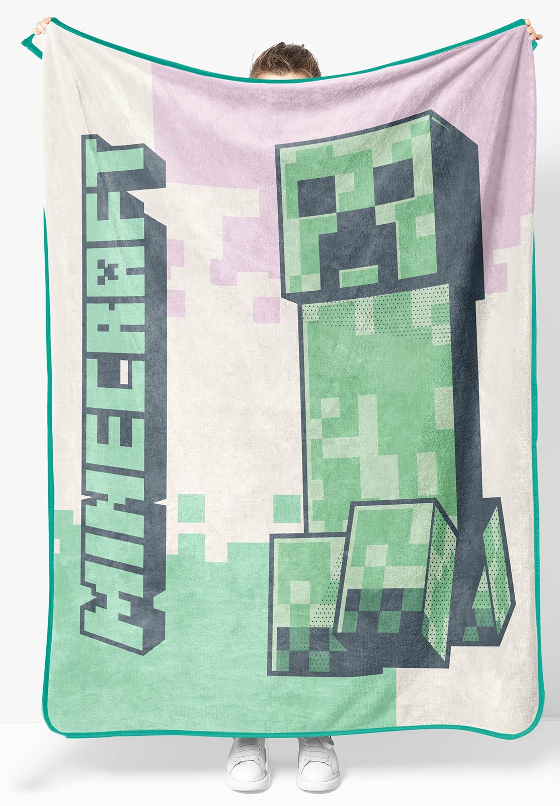 Foto 1 | Manta Jay Franco Minecraft Creeper 46 X 60 Cm Para Niños - Venta Internacional.