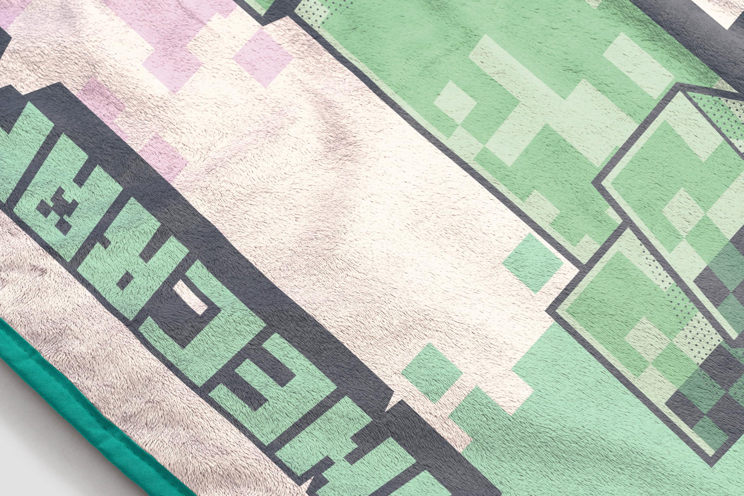 Foto 8 pulgar | Manta Jay Franco Minecraft Creeper 46 X 60 Cm Para Niños - Venta Internacional.