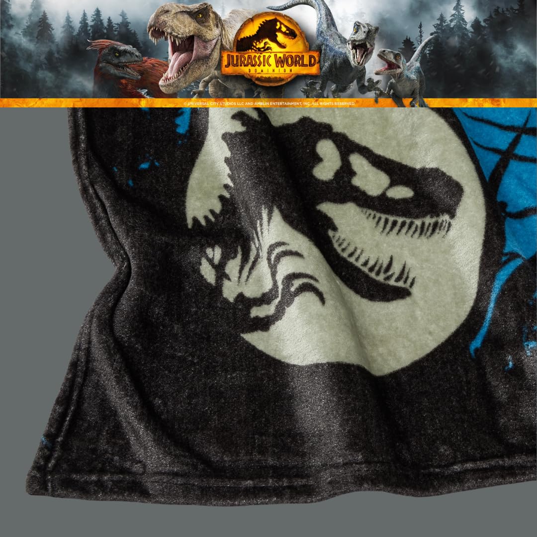 Foto 5 pulgar | Manta Franco Jurassic World Kids 160 X 230 Cm - Venta Internacional.