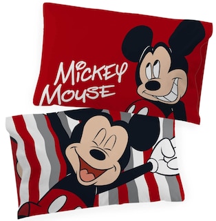 Foto 1 | Funda de Almohada Jay Franco Disney Mickey Mouse Stripe Paquete de 2 - Venta Internacional