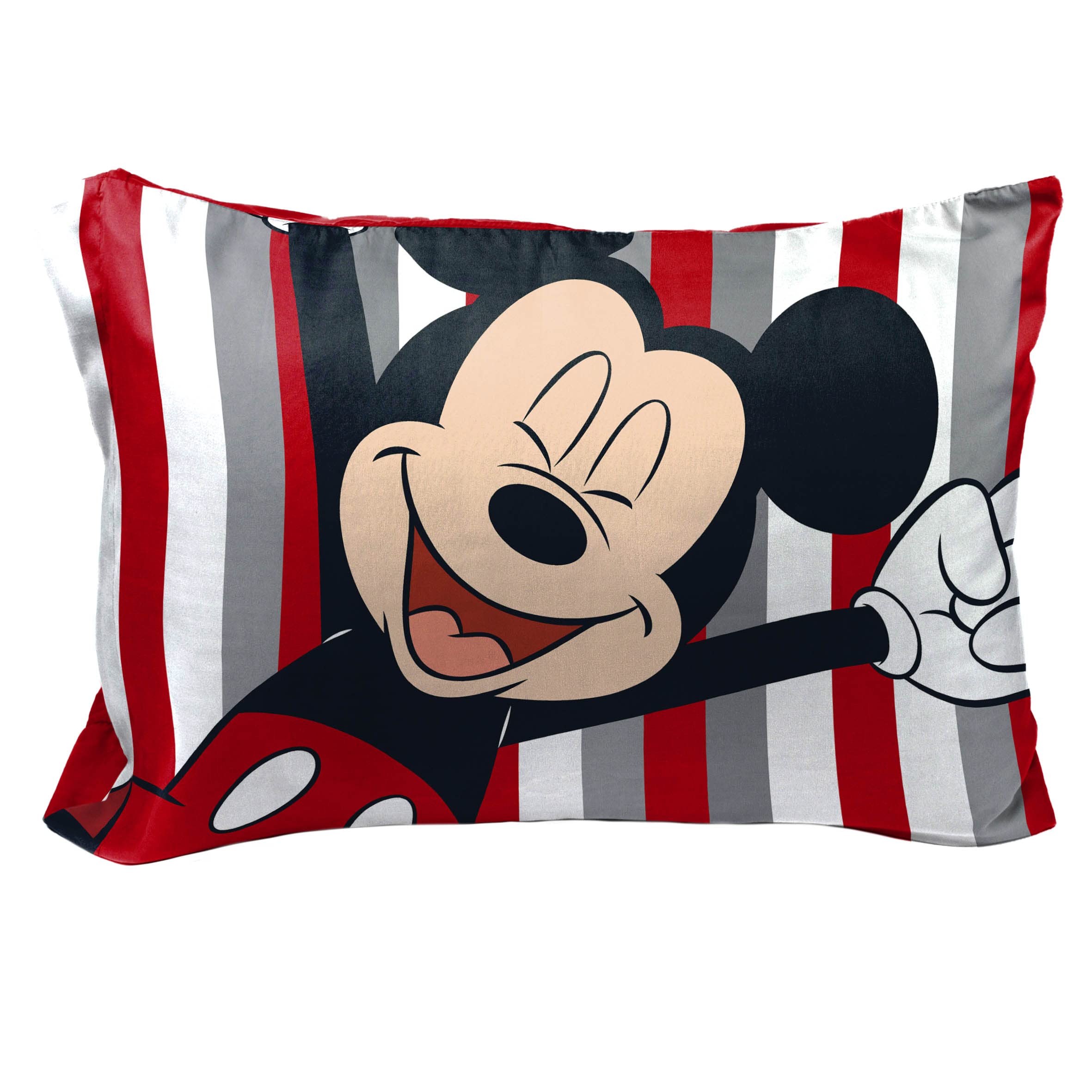Foto 3 | Funda de Almohada Jay Franco Disney Mickey Mouse Stripe Paquete de 2 - Venta Internacional