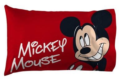 Foto 2 | Funda de Almohada Mickey Mouse Rayas Disney 20 x 30 Pulgadas - Venta Internacional