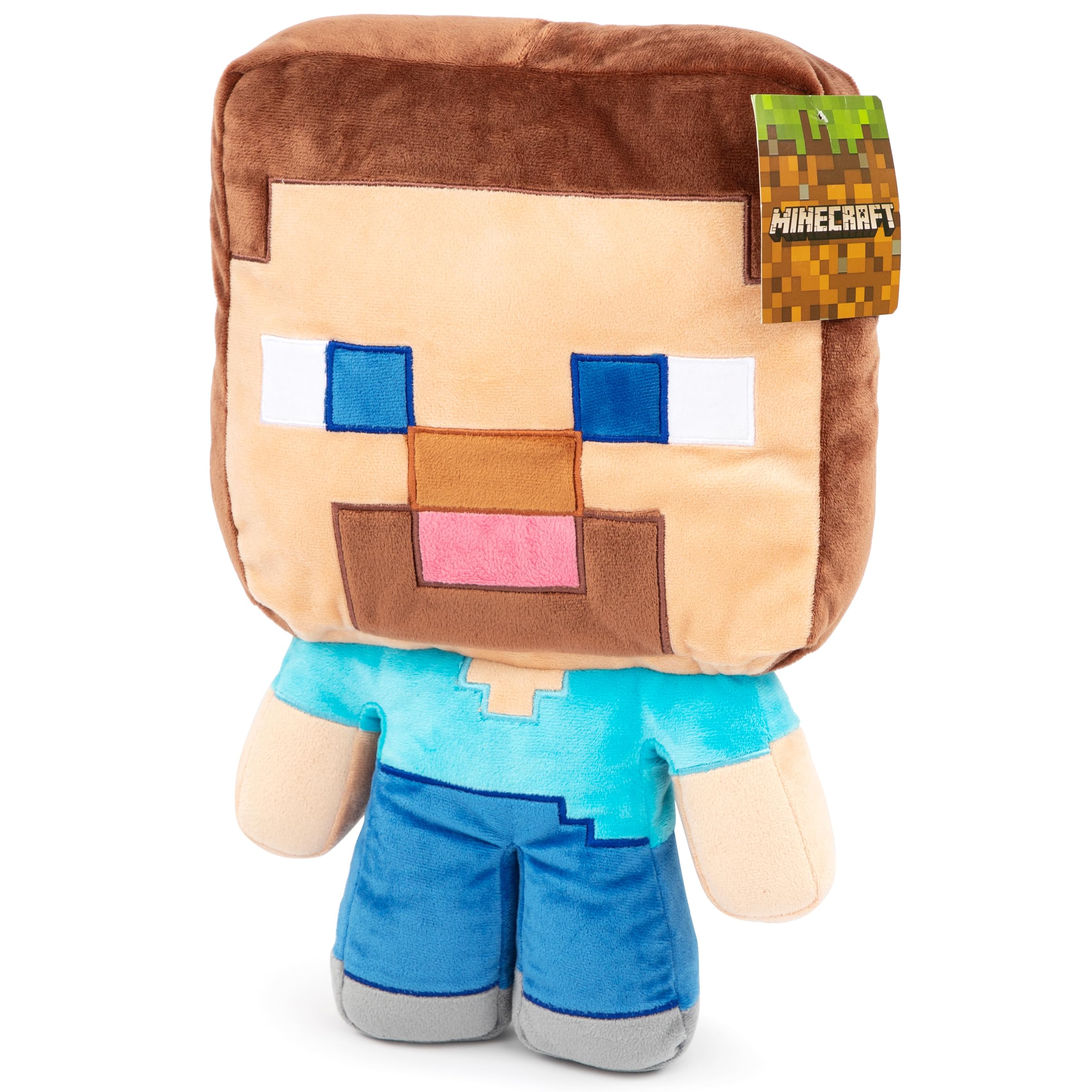 Foto 7 pulgar | Almohada De Peluche Buddy Jay Franco Mojang Minecraft Steve 40 Cm - Venta Internacional.