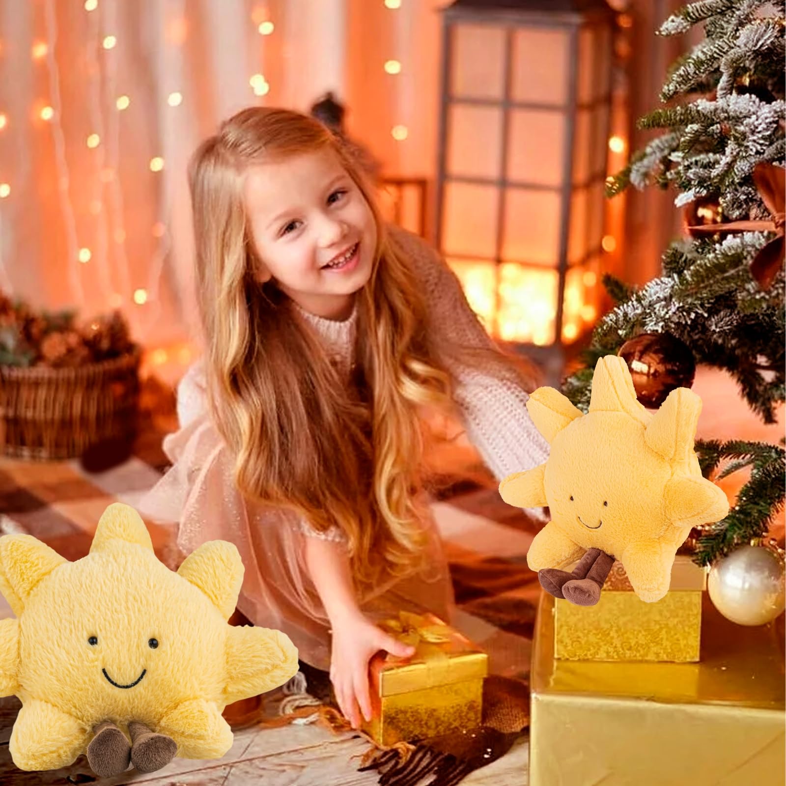 Foto 4 pulgar | Cojín De Peluche Para Niños De 30 Cm, Bonito, Sonriente, Divertido Y Lleno De Sol - Venta Internacional.