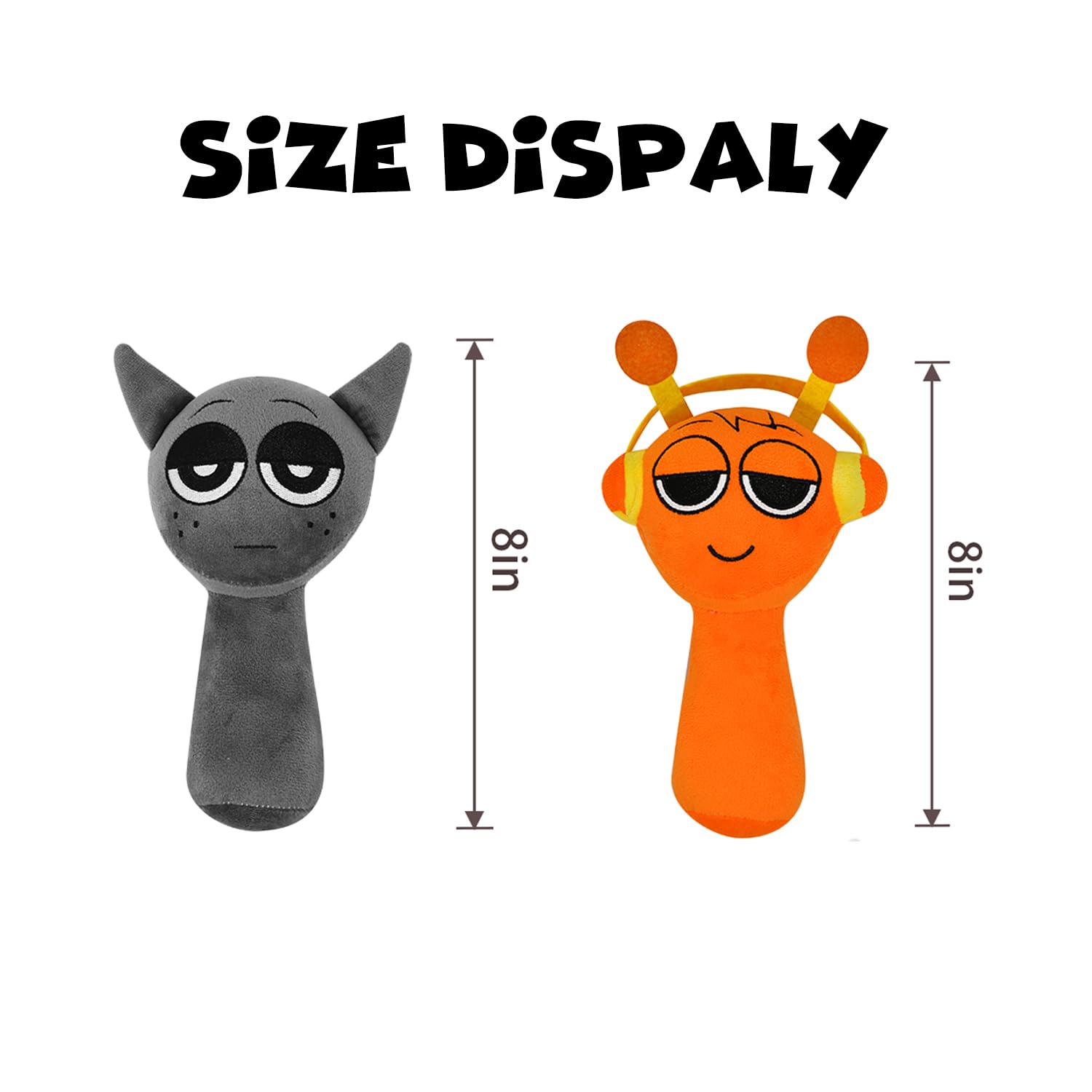 Foto 3 pulgar | Almohada De Peluche Sprunki Horror Games De 20 Cm - Venta Internacional.