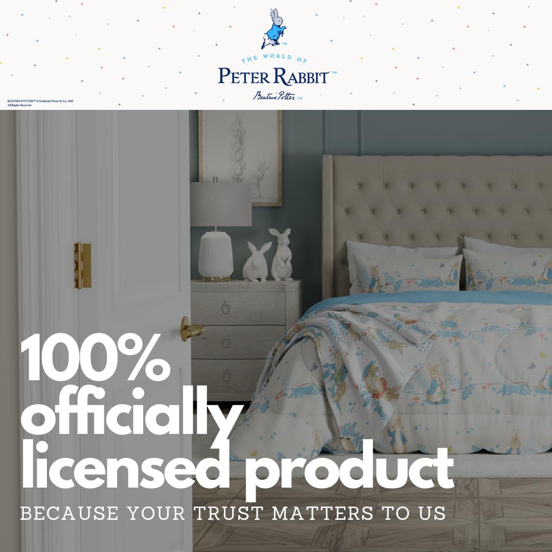 Foto 4 | Throw Franco Peter Rabbit Book Easter Kids, 46 X 60 Pulgadas - Venta Internacional.