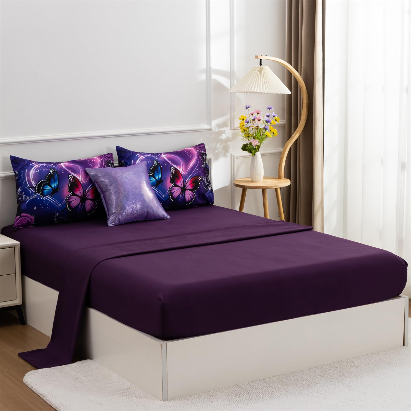 Foto 6 pulgar | Bed In A Bag A Nice Night Galaxy Púrpura Y Azul, 6 Unidades - Venta Internacional.