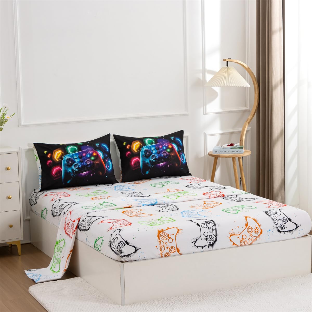 Foto 5 | Set De Edredón Ntbed, Consola De Juegos Para Niños Space Full, 5 Piezas - Venta Internacional.