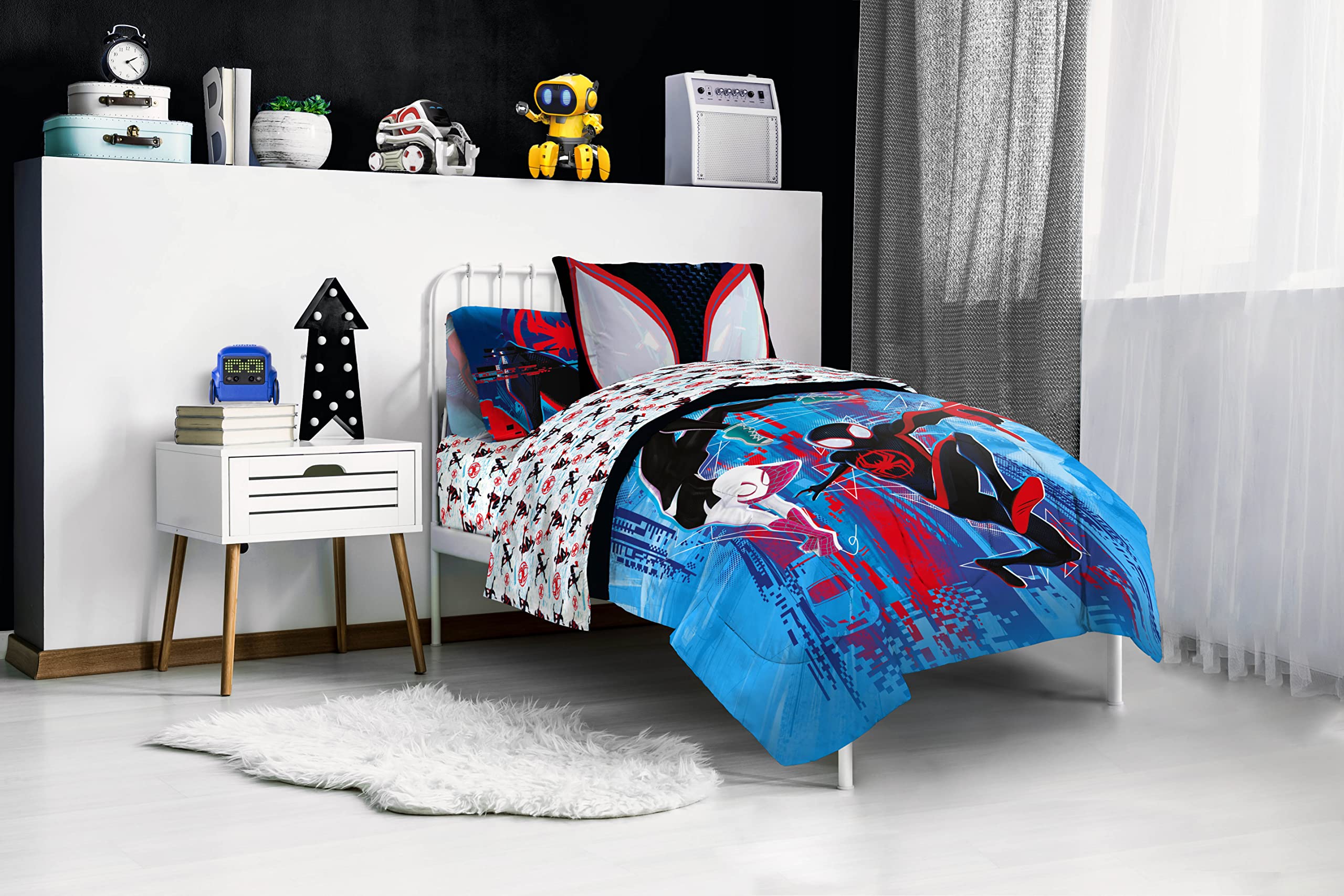 Foto 8 pulgar | Juego De Cama Marvel Spiderman Across The Spider-verse, Tamaño Doble - Venta Internacional.