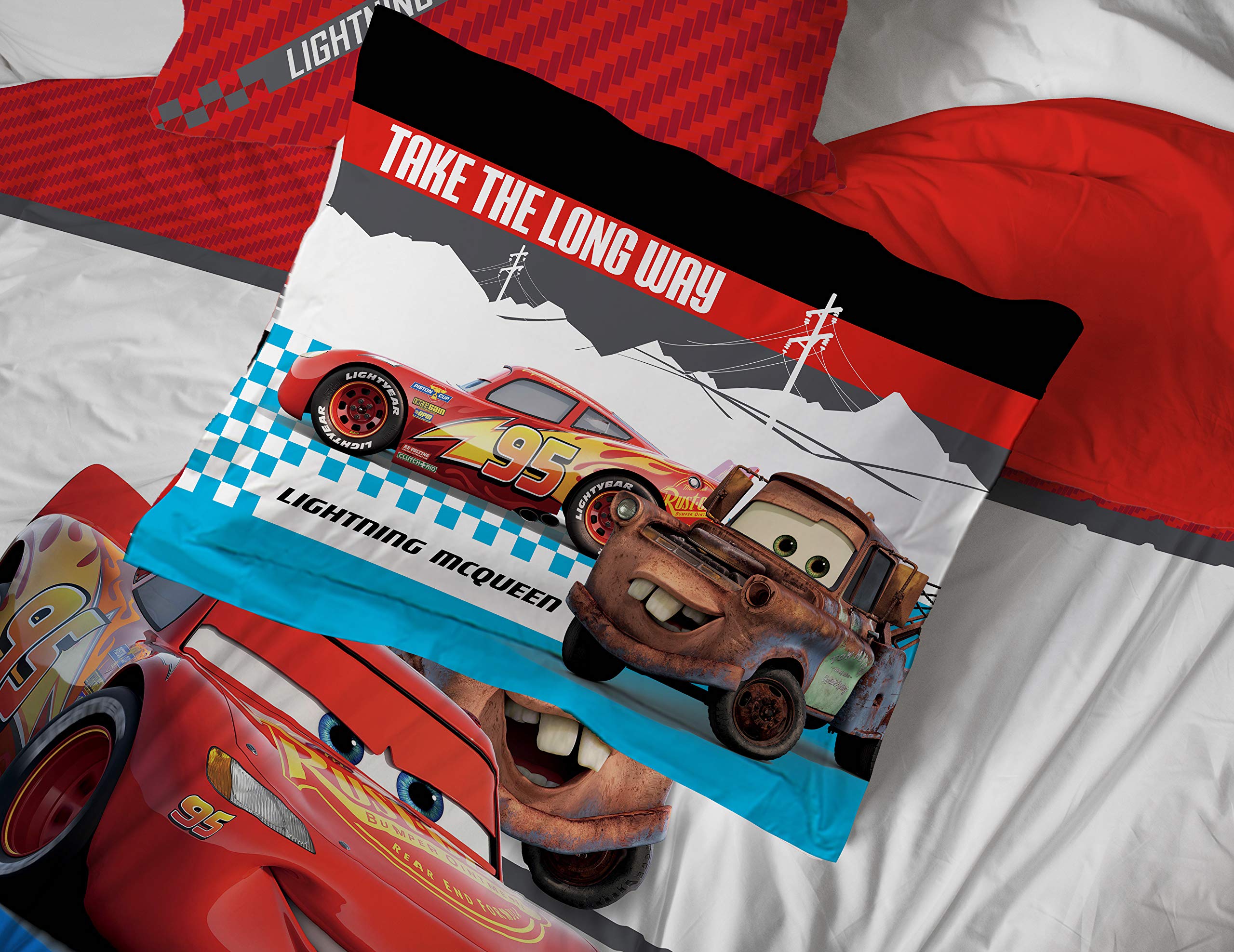 Foto 7 pulgar | Juego De Cama Jay Franco Disney Pixar Cars Racing Machine Queen - Venta Internacional.