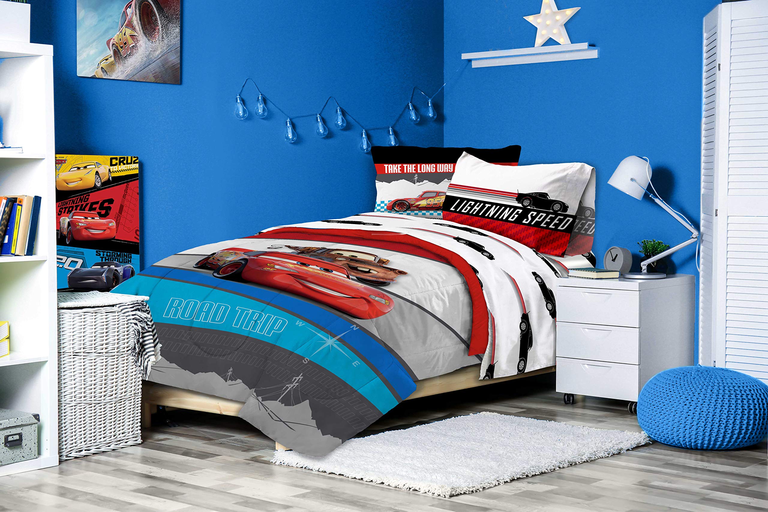 Foto 8 pulgar | Juego De Cama Jay Franco Disney Pixar Cars Racing Machine Queen - Venta Internacional.
