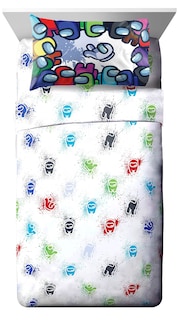 Foto 3 | Juego De Cama Jay Franco Among Us Space Splatter, Tamaño Doble - Venta Internacional.
