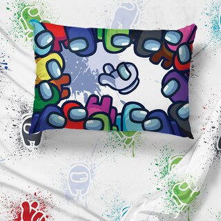 Foto 5 | Juego De Cama Jay Franco Among Us Space Splatter, Tamaño Doble - Venta Internacional.