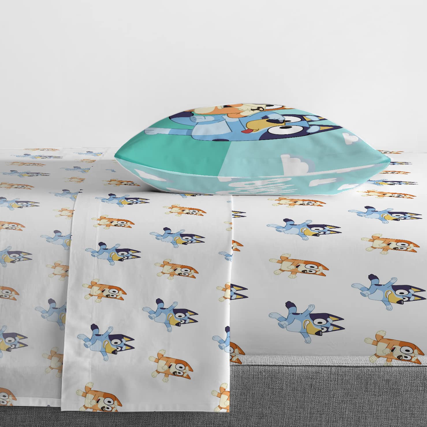 Foto 4 | Juego De Cama Jay Franco Bluey & Bingo, Tamaño Doble, 5 Piezas - Venta Internacional.