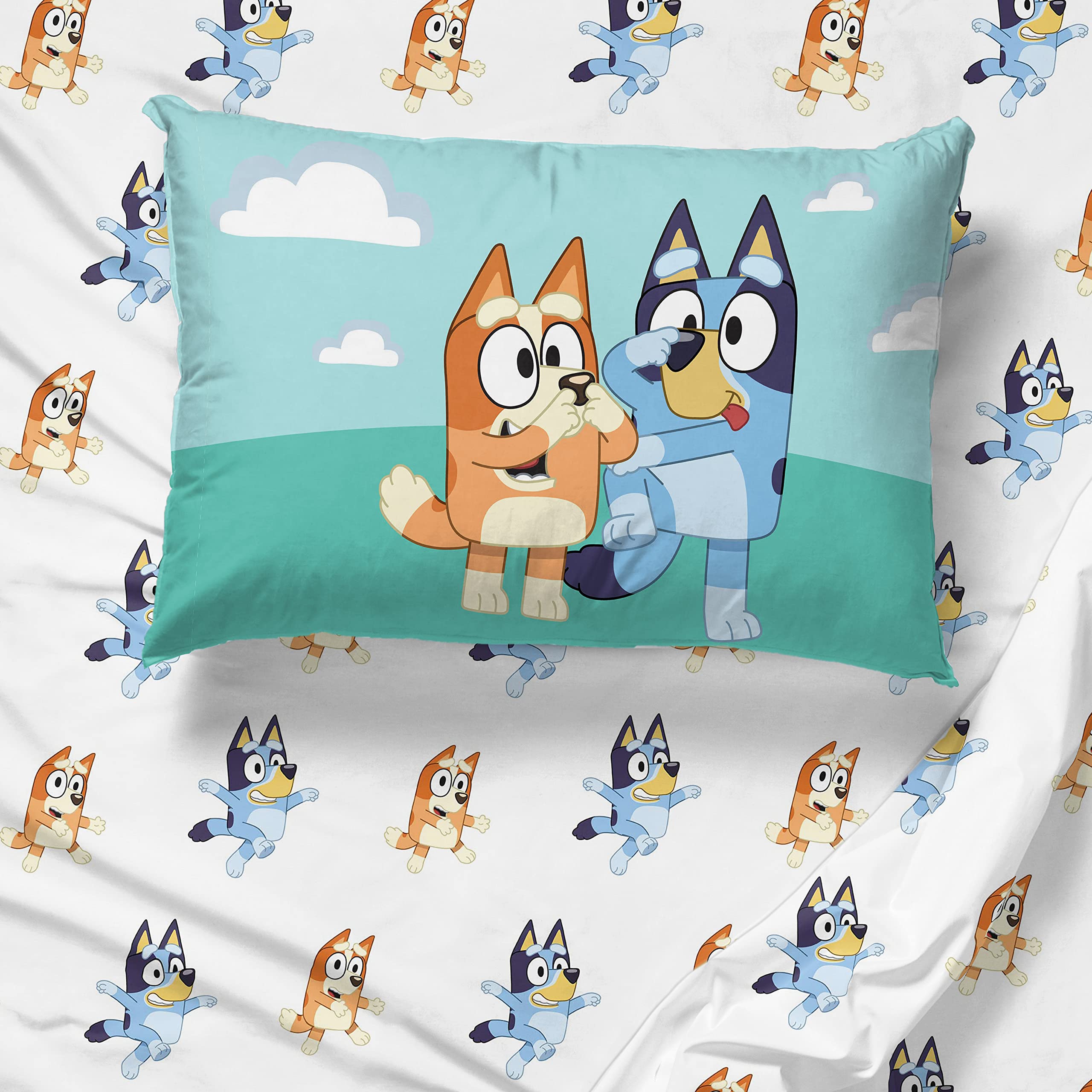 Foto 6 pulgar | Juego De Cama Jay Franco Bluey & Bingo, Tamaño Doble, 5 Piezas - Venta Internacional.