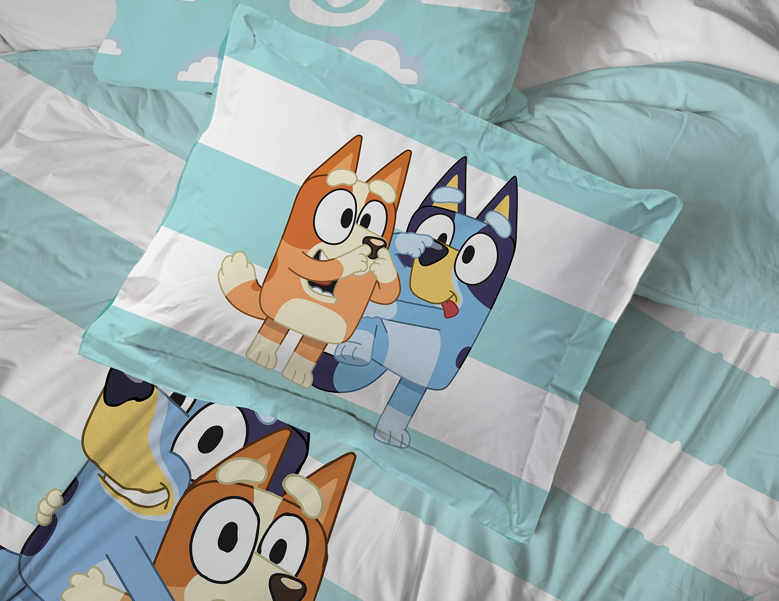Foto 7 pulgar | Juego De Cama Jay Franco Bluey & Bingo, Tamaño Doble, 5 Piezas - Venta Internacional.