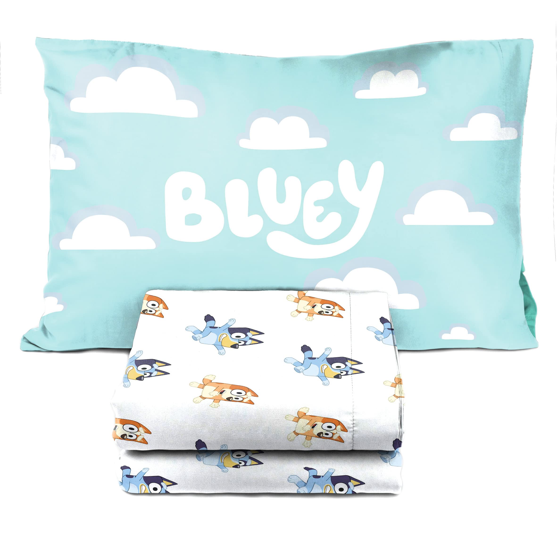 Foto 7 pulgar | Juego De Cama Jay Franco Bluey & Bingo De 4 Piezas Para Niños Pequeños - Venta Internacional.