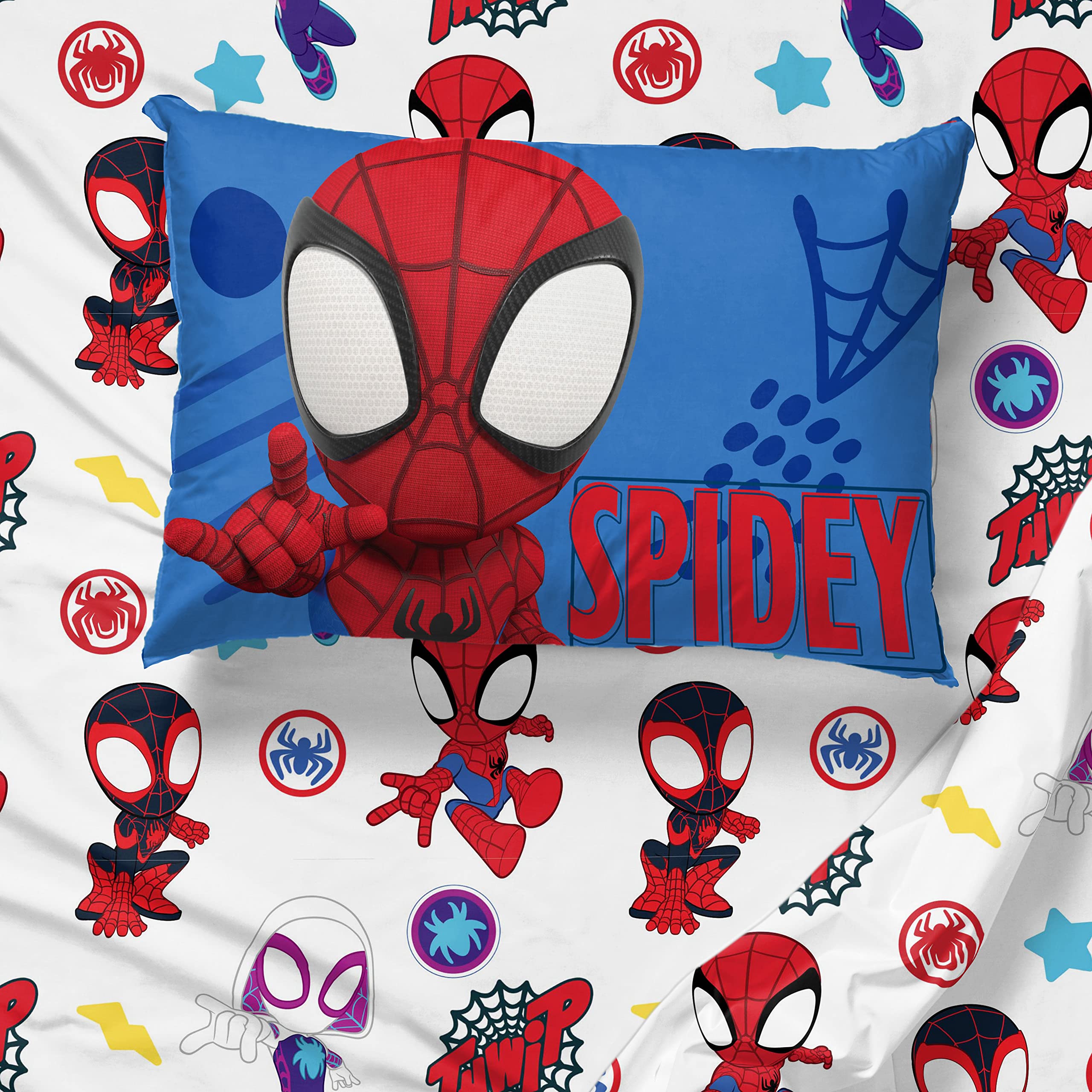 Foto 6 pulgar | Set De Cama Jay Franco Marvel Spidey Y Sus Increíbles Amigos - Venta Internacional.