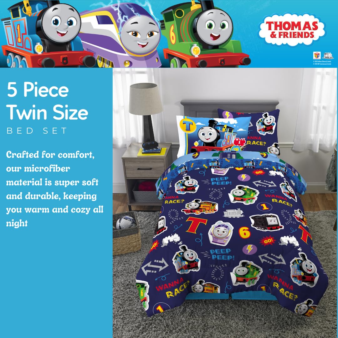 Foto 4 pulgar | Juego De Ropa De Cama Franco Thomas & Friends, Supersuave, Tamaño Doble - Venta Internacional.