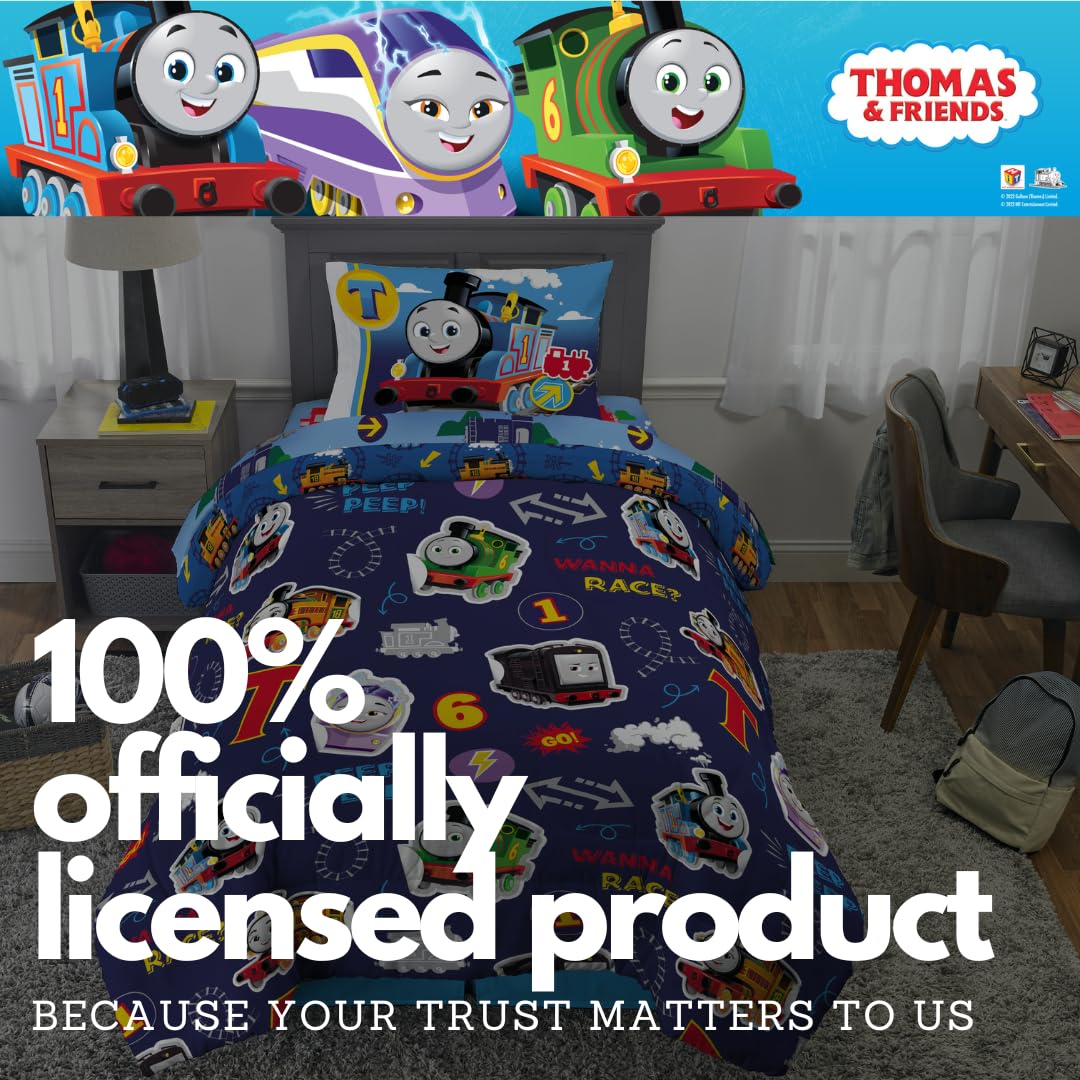 Foto 6 pulgar | Juego De Ropa De Cama Franco Thomas & Friends, Supersuave, Tamaño Doble - Venta Internacional.
