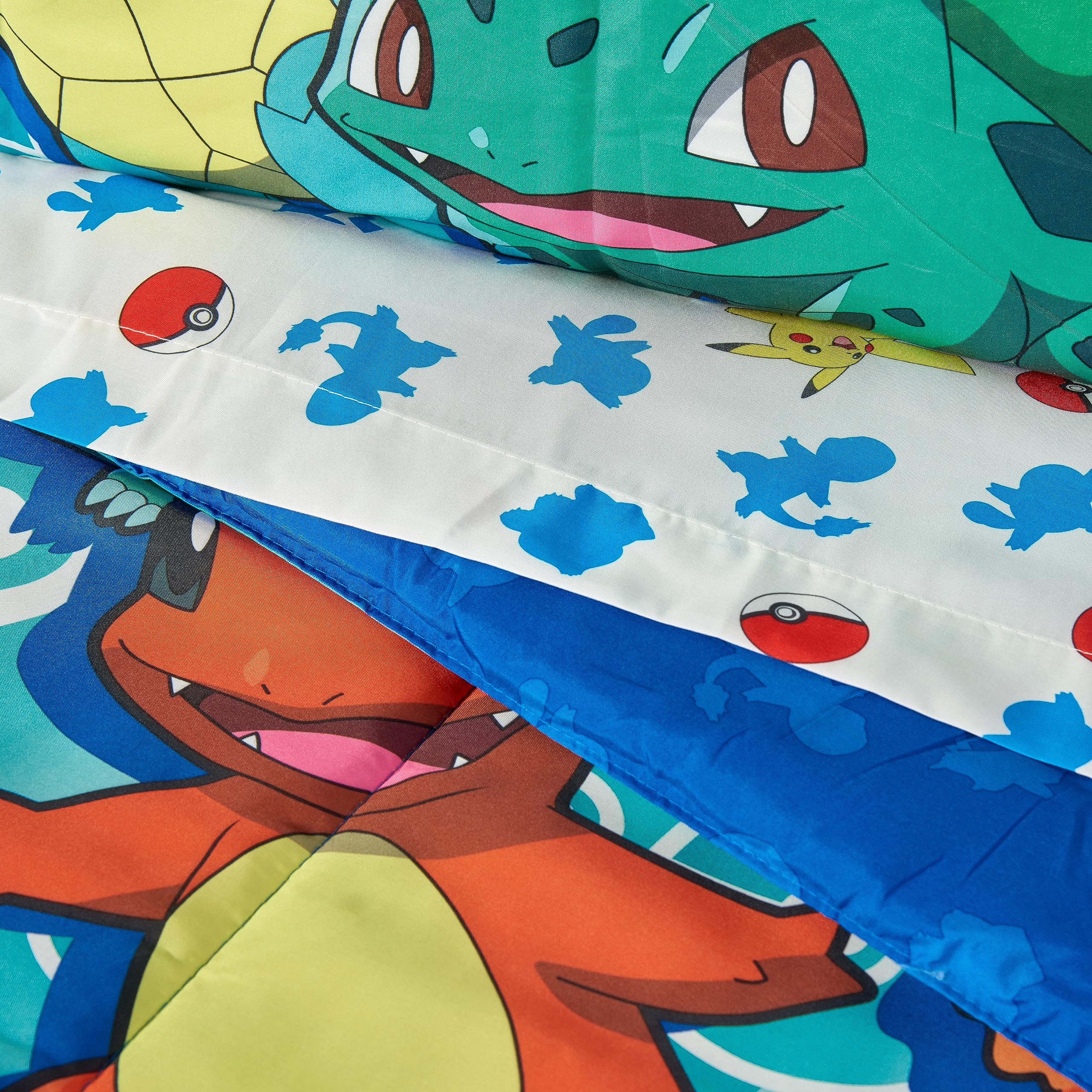 Foto 3 pulgar | Set Bed In A Bag Northwest Pokémon De Tamaño Completo Para Niños - Venta Internacional.