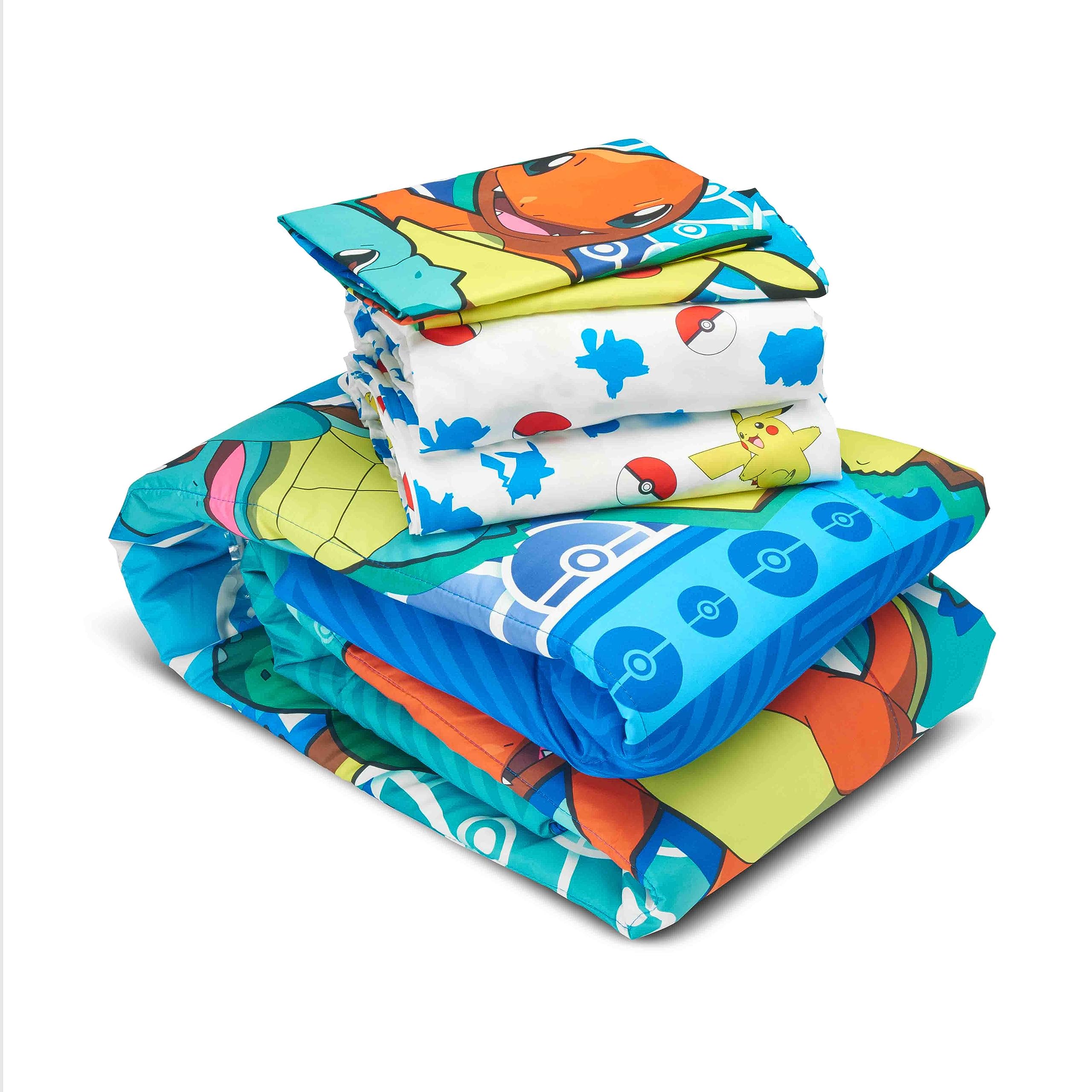 Foto 6 pulgar | Set Bed In A Bag Northwest Pokémon De Tamaño Completo Para Niños - Venta Internacional.