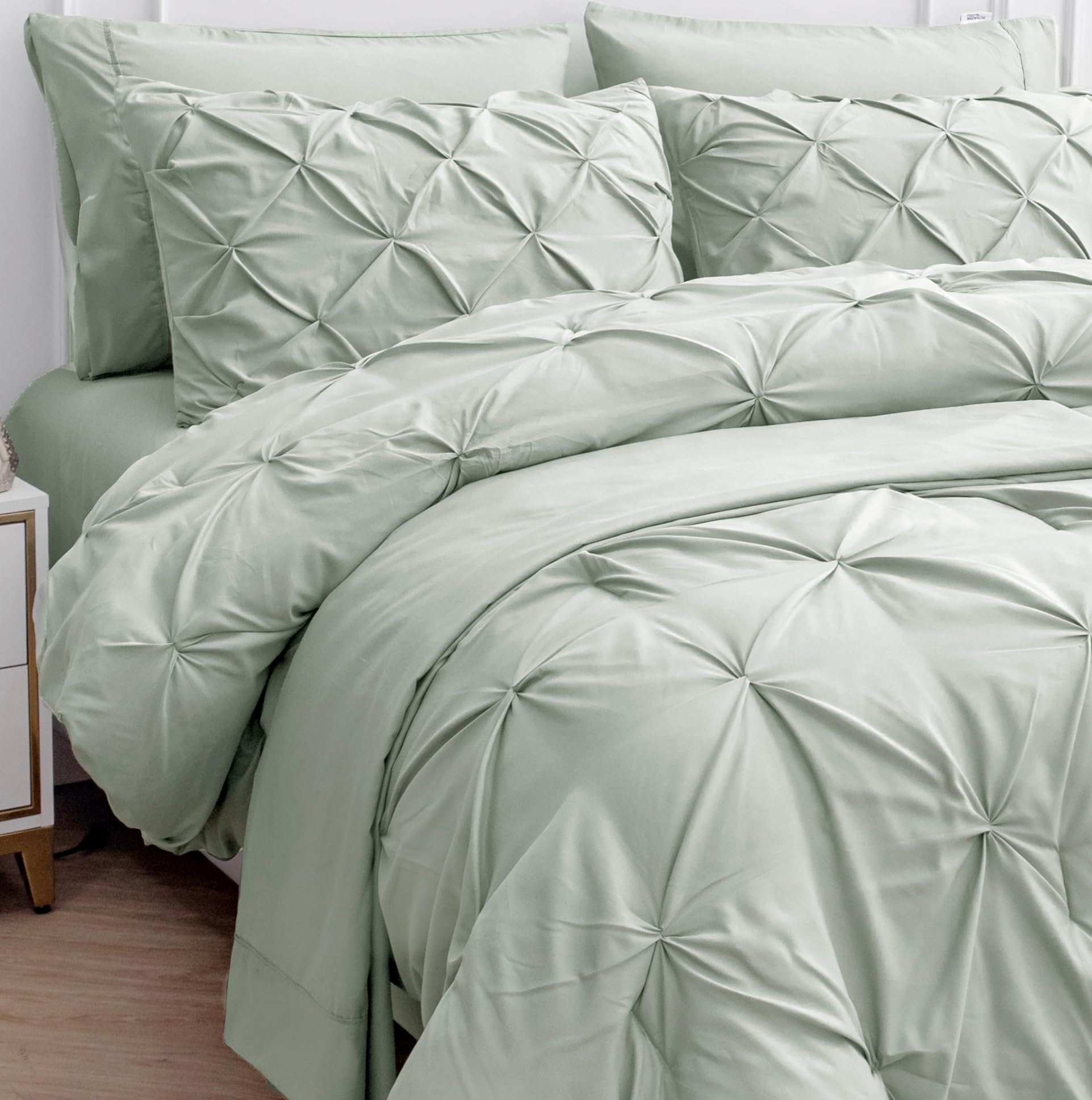 Foto 2 pulgar | Juego De Edredón Lane Linen Para Ropa De Cama Doble, 5 Piezas Con Sábanas - Venta Internacional.