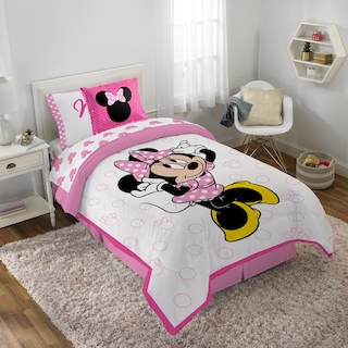 Foto 1 | Juego De Cama Jay Franco Minnie Mouse Xoxo Twin De 5 Piezas - Venta Internacional.