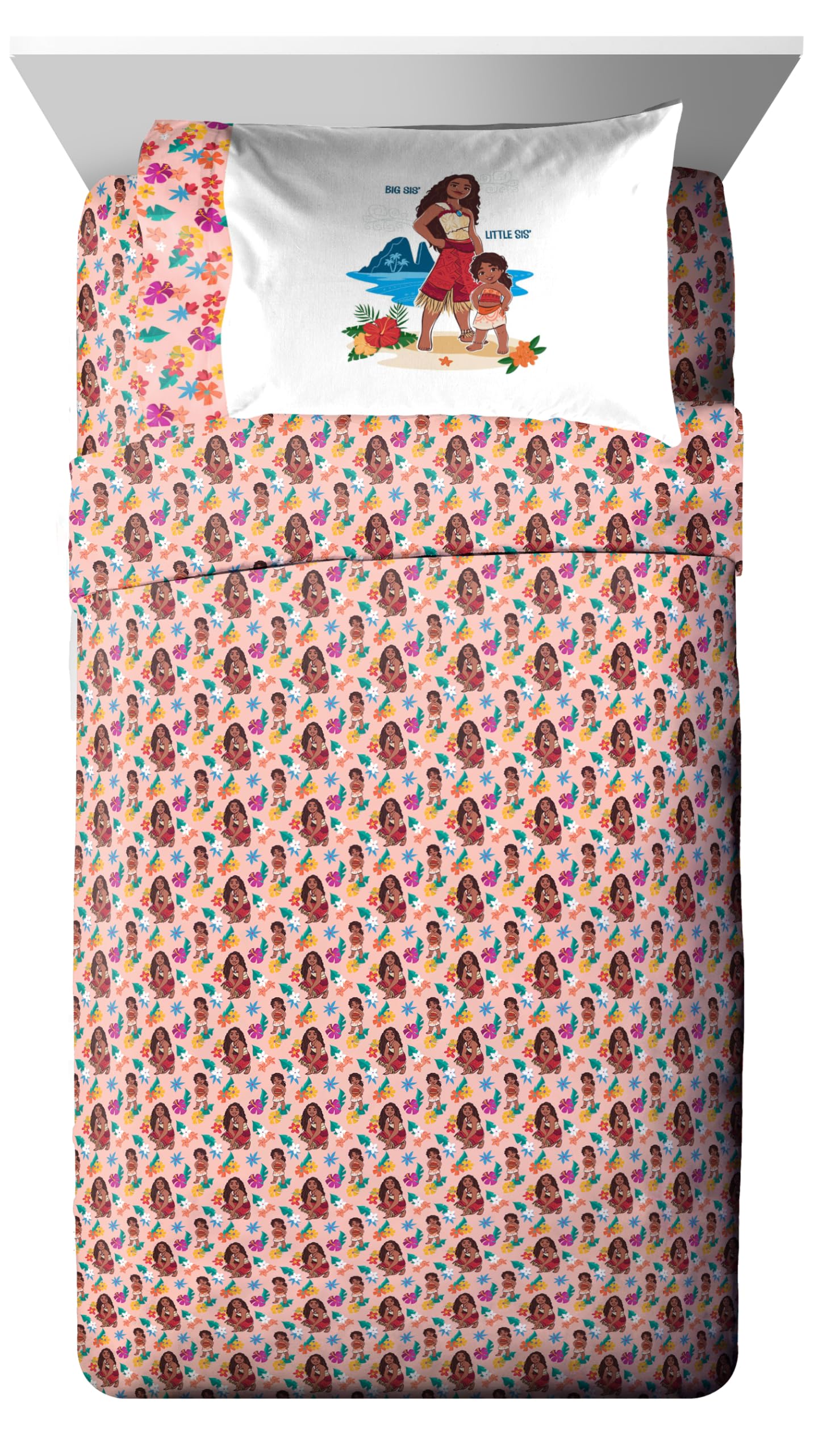 Foto 8 pulgar | Juego De Edredón Jay Franco Disney Moana Twin, Ropa De Cama De 5 Piezas - Venta Internacional.