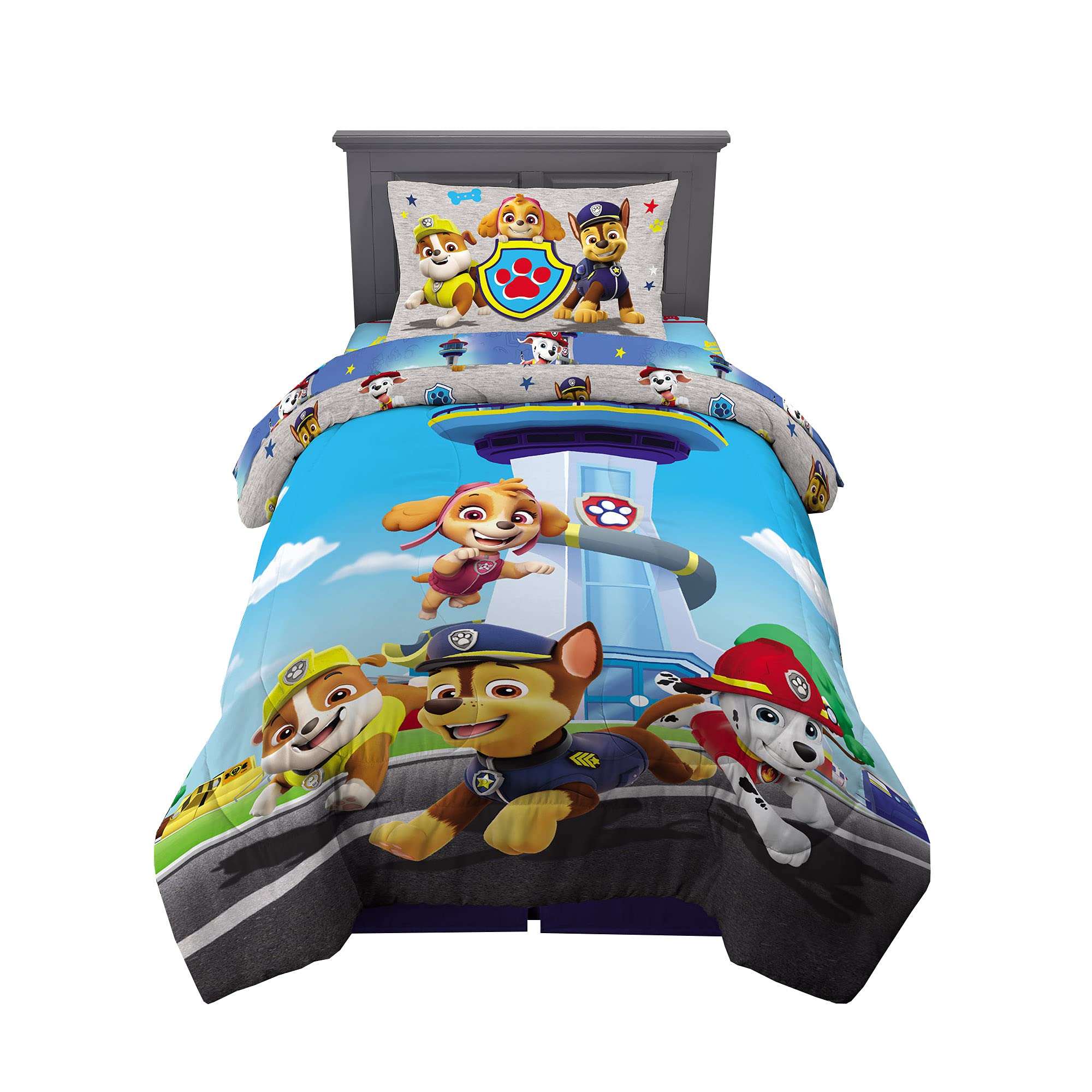 Foto 2 pulgar | Juego De Ropa De Cama Franco Paw Patrol, Edredón Y Sábana, Para Dos Personas - Venta Internacional.