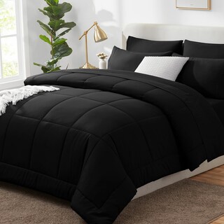 Foto 2 | Juego de Edredón Cozylux Negro Indivudal 5 Piezas - Venta Internacional