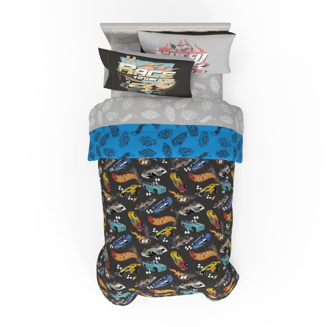 Foto 2 pulgar | Set de Edredon Individual Franco Hot Wheels- Venta Internacional